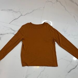 A new day women’s warm rust-colored long sleeve